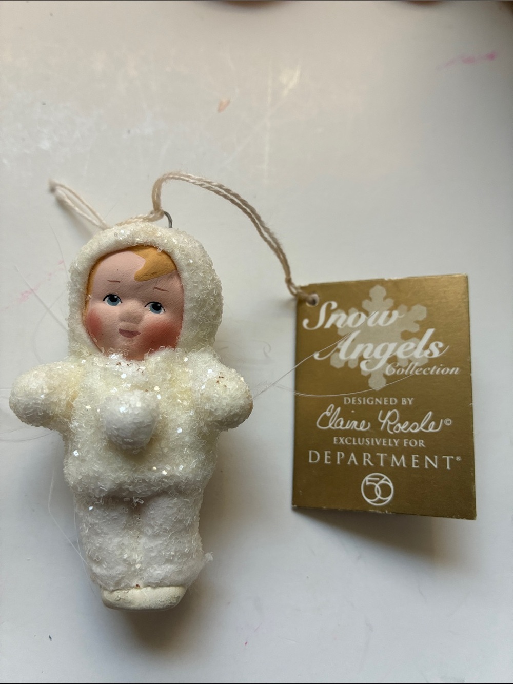 Snow Angels Collection Vintage Pixie Ornament Department 56